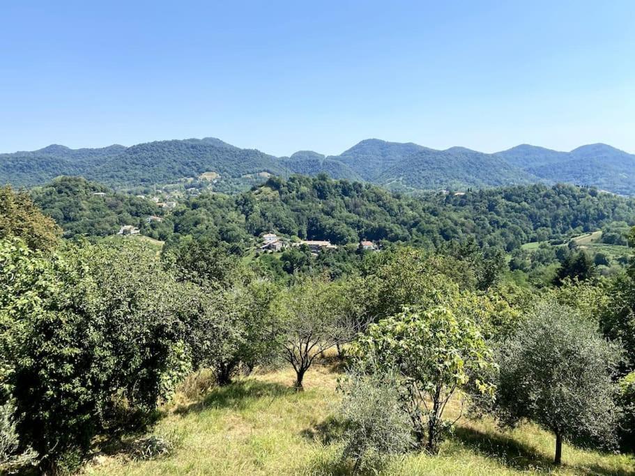 Tenuta Da Mose Con Vista Sui Colli Asolani Monfumo Bagian luar foto